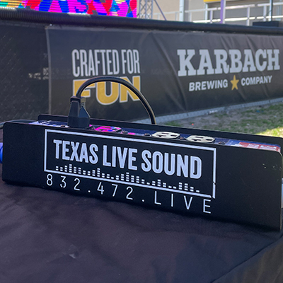 Texas Live Sound - Power at Karbach